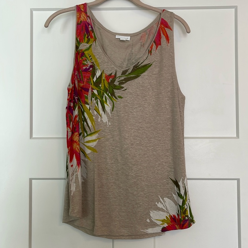 J Jill 100% Linen Tank Top NWOT